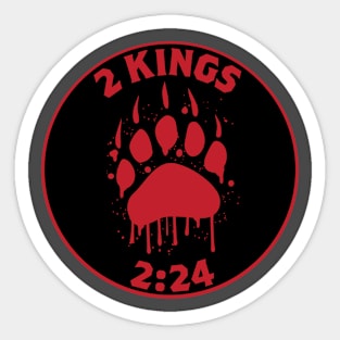 2 Kings 2:24 Sticker